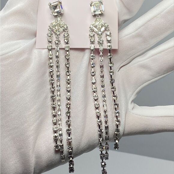 Kate Spade glitzville fringe earrings - Picture 5 of 8